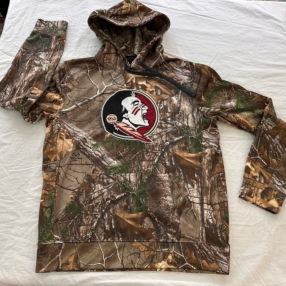 Florida State Seminoles camo hoodie. Mens size small - Picture 11 of 11